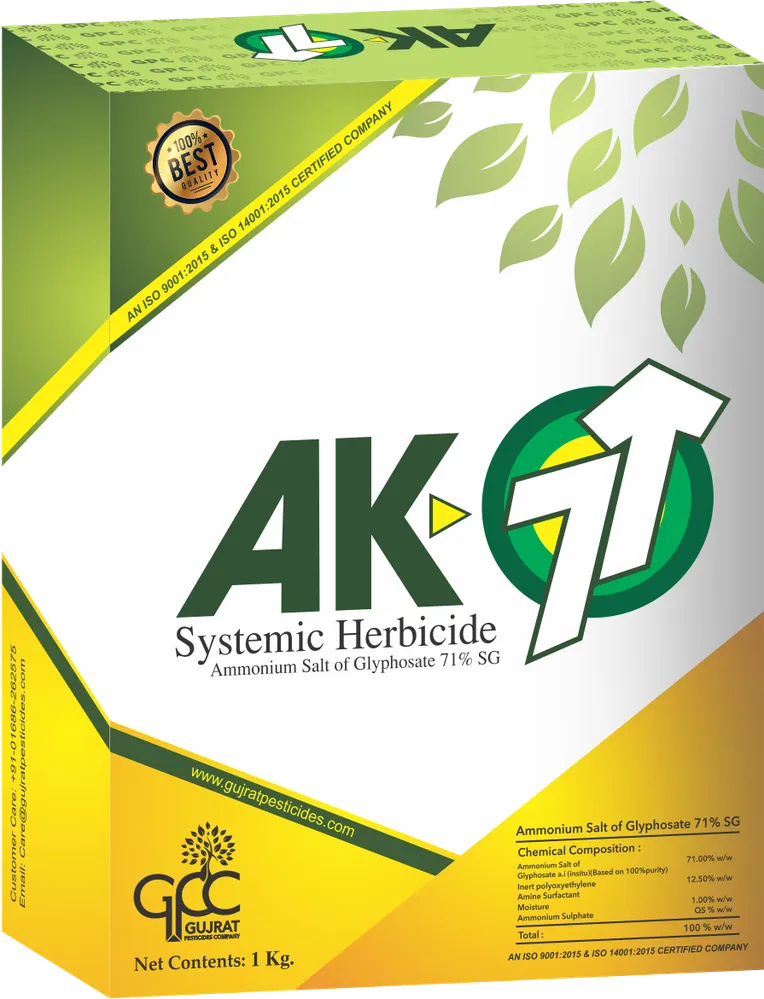 AK71 — AMMONIUM SALT OF GLYPHOSATE 71% SG (GPC)