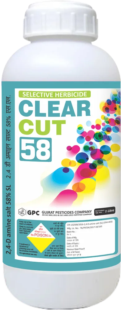 CLEAR CUT 58 — 2,4-D AMINE SALT 58% SL (GPC)