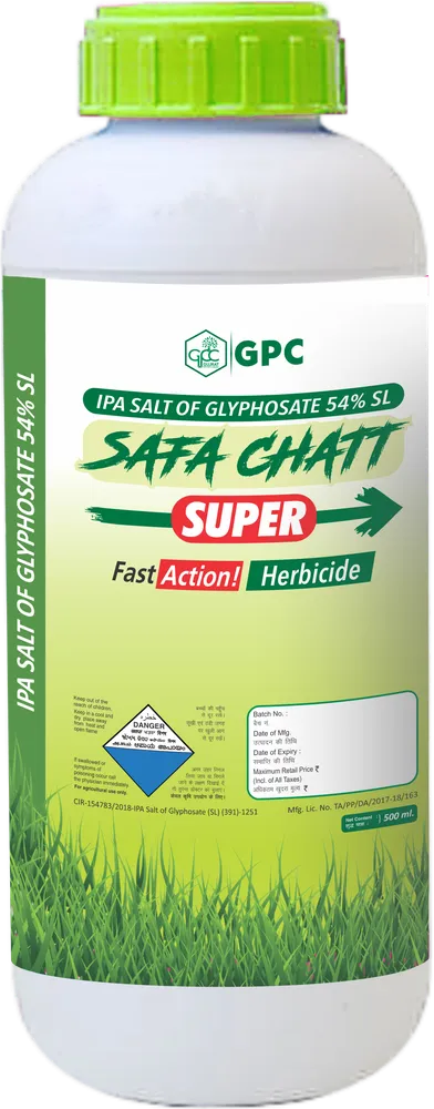 SAFA CHATT SUPER — IPA SALT OF GLYPHOSATE 54% SL (GPC)