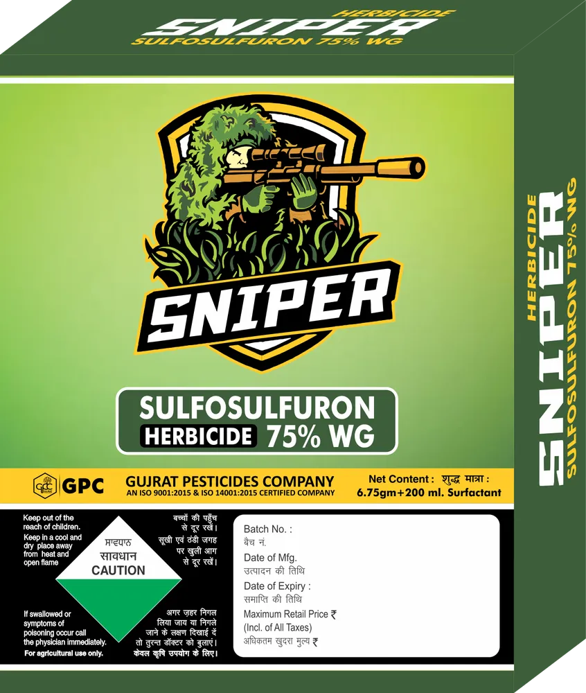 SNIPER 13.5GM — SULFOSULFURON 75% WG (GPC)